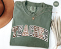 Teacher Shirt College Varsity Fall Teacher Shirt Gift For Teacher Back to School ShirtTrendy Teacher TShirtRetro Teach Graphic Tee – Fan Favorite · Perfect For Daily Wear