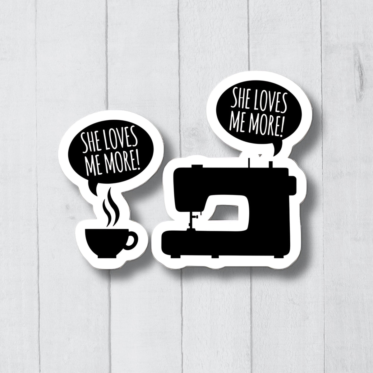 Funny Sewing Stickers Sewing Machine Sticker Sewing Machine Decal Crafter Gift Gift For Quilter Cute Sewing Decals Crafting Sticker Graphic Tee – Warm & Stylish · High-Quality Print