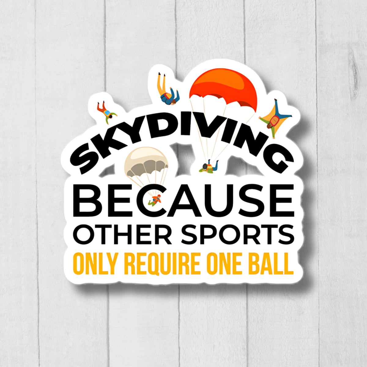Parachute Sticker Decal Skydive Sticker Decal Parachuting Sticker Decal Skydive Skydiver Gift Funny Skydiver Sticker Skydiver Gift Graphic Tee – Aesthetic Look · Top Pick For Any Outfit