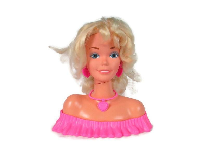 198039s Barbie Make Me Pretty Styling Head with Accessories Original Box Included Graphic Tee – Everyday Comfort · Top Pick For Any Outfit