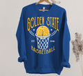 Golden State Basketball Est 1946 Vintage Unisex Royal Blue Sweatshirt Golden State Basketball Team Gameday Hoodie Basketball Retro Shirt Hoodie – Warm & Stylish · High-Quality Print
