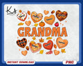 Fall Grandma Auntie Mom Candy Heart Png Custom Name Heart Pumpkins Png Thanksgiving Heart Grandma Mom Nana Mama Png Fall Season Png Graphic Tee – Premium Graphic · Top Pick For Any Outfit