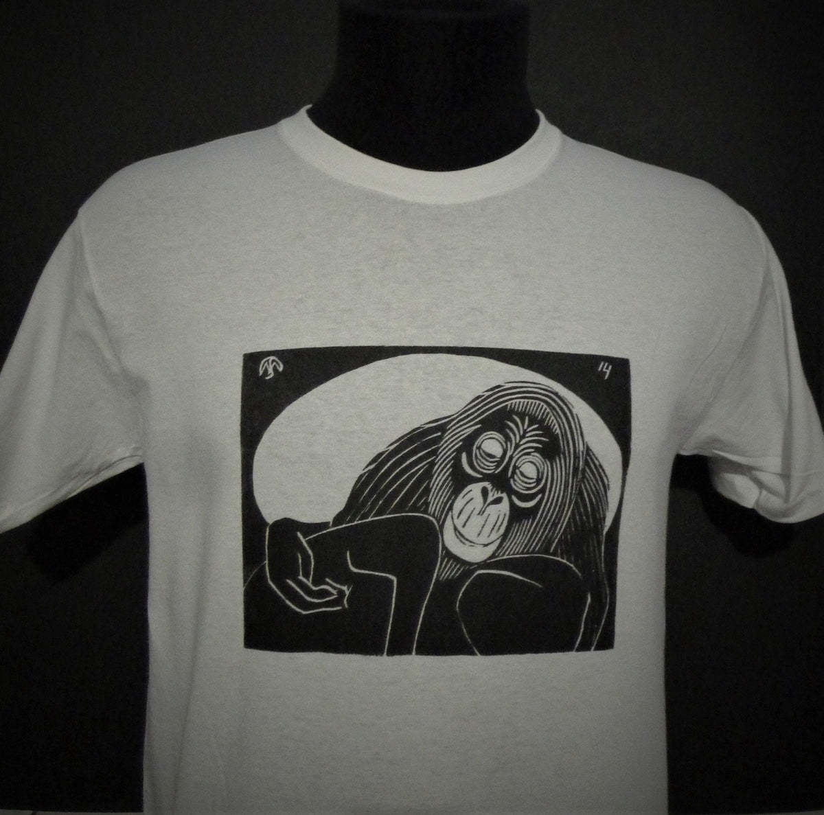 GORILLA MONKEY vintage animal art T SHIRT Graphic Tee – Soft Feel · Perfect For Daily Wear