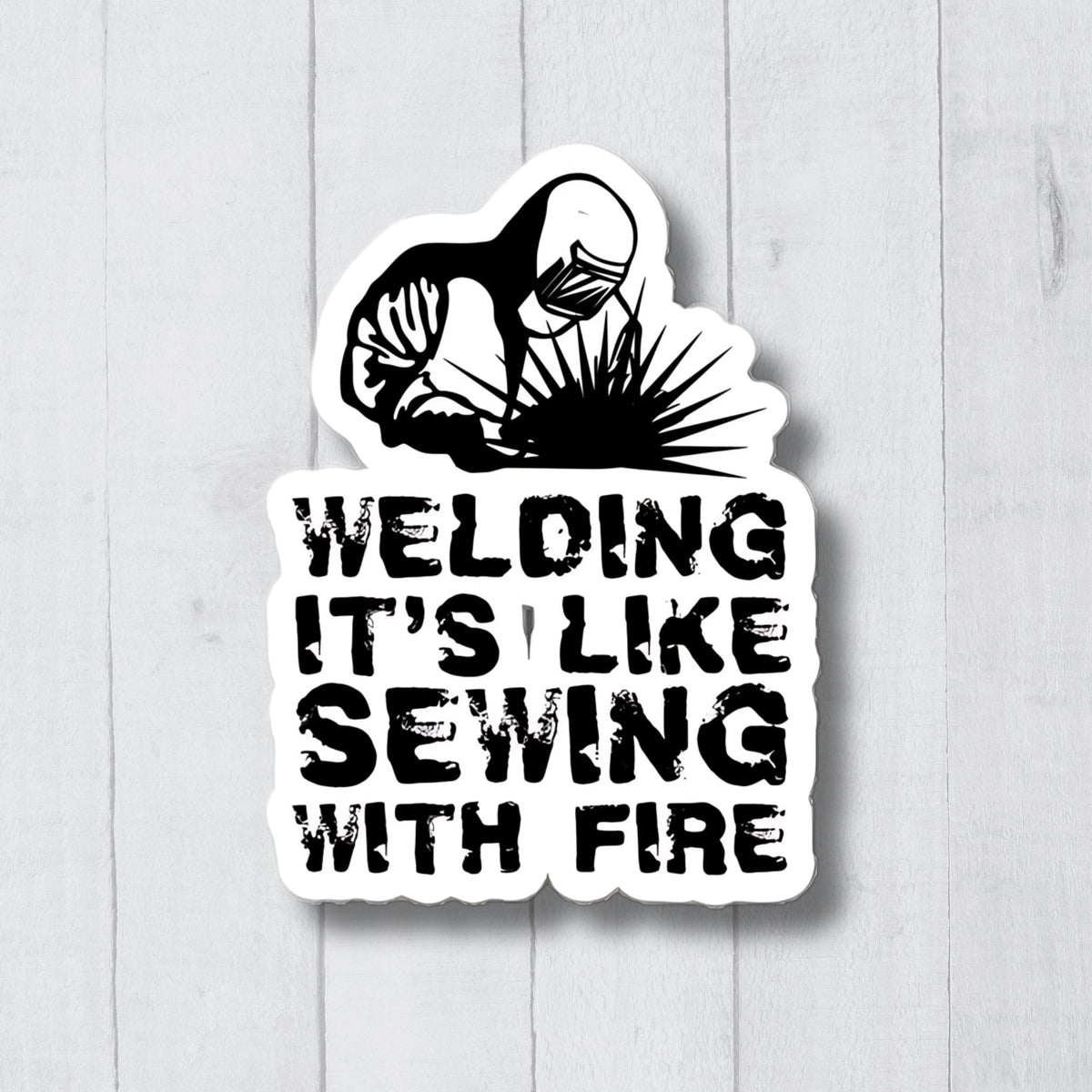 Welding Stickers Welding Vinyl Decal Welder Sticker Welding Gift Funny Welder Decal Iron Worker Sticker Iron Working Sticker Graphic Tee – Premium Graphic · High-Quality Print