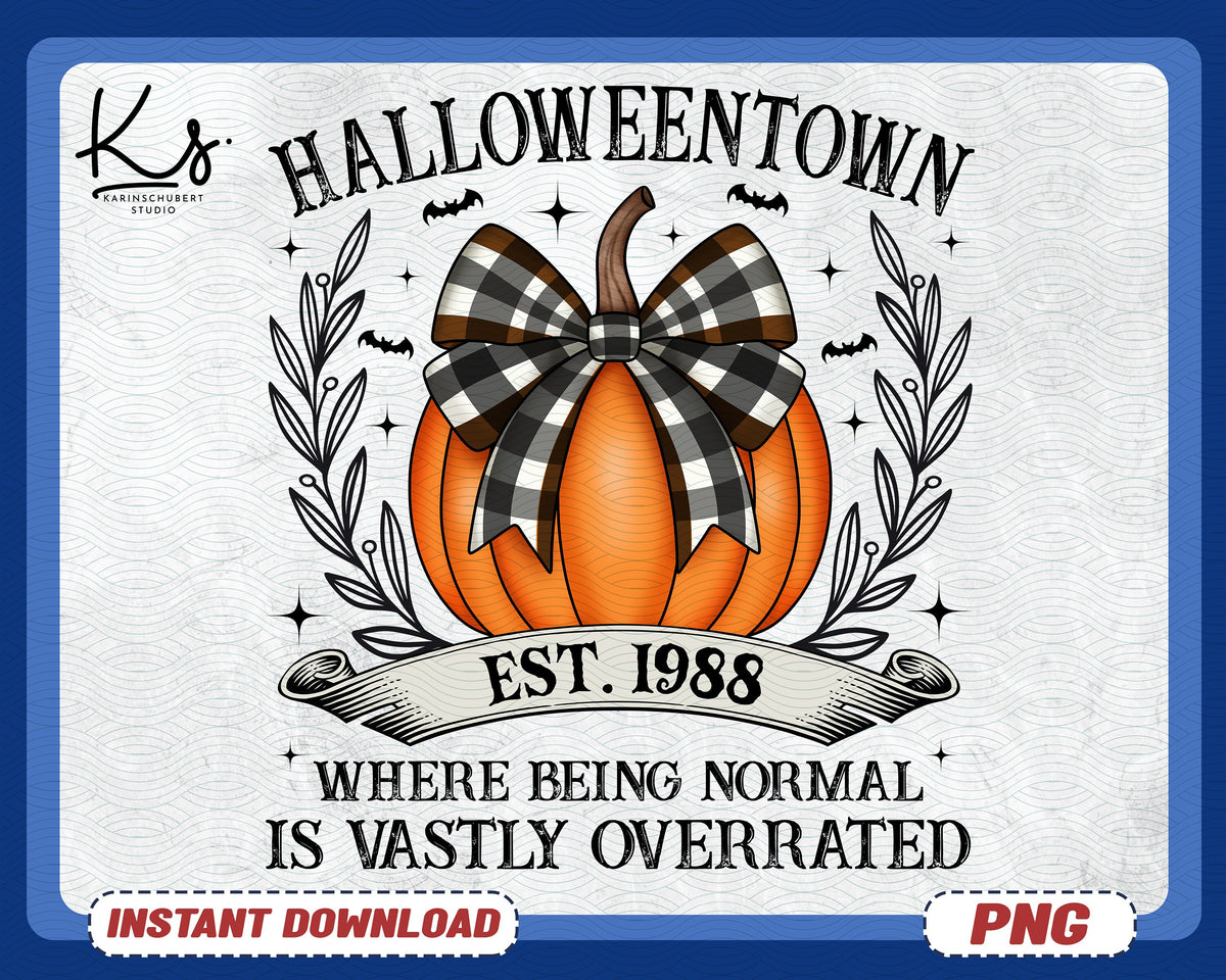 Halloweentown 1998 Png Retro Halloween Png Coquette Bow Png Fall Coquette Bow Png Autumn Pumpkin Png Spooky Season Halloween Shirt Png Graphic Tee – Warm & Stylish · Perfect For Daily Wear