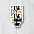 Funny Theater Stickers Backstage Crew Stickers Cute Theatre Decal Backstage Crew Decal Tech Theatre Sticker Theater Gift Theater Lover Graphic Tee – Easygoing Wear · High-Quality Print