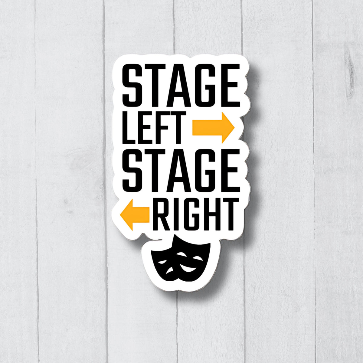 Funny Theater Stickers Backstage Crew Stickers Cute Theatre Decal Backstage Crew Decal Tech Theatre Sticker Theater Gift Theater Lover Graphic Tee – Easygoing Wear · High-Quality Print