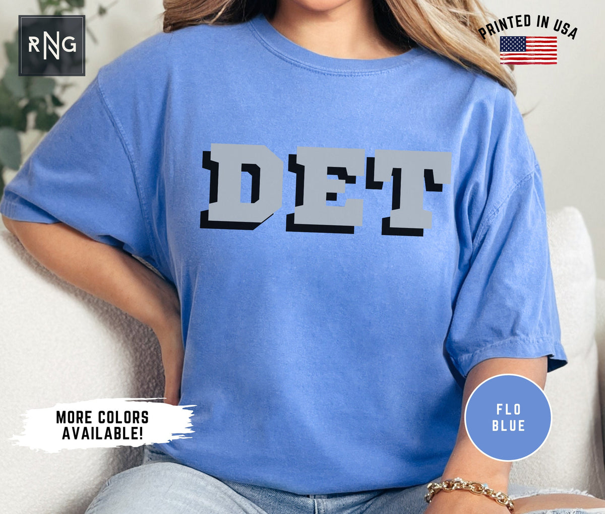Detroit Football Shirt Lions Football Shirt Detroit Football Apparel Lions Sports Apparel Retro Detroit Football Gift Lions Fan Gift Graphic Tee – Premium Graphic · Trending Graphic Apparel