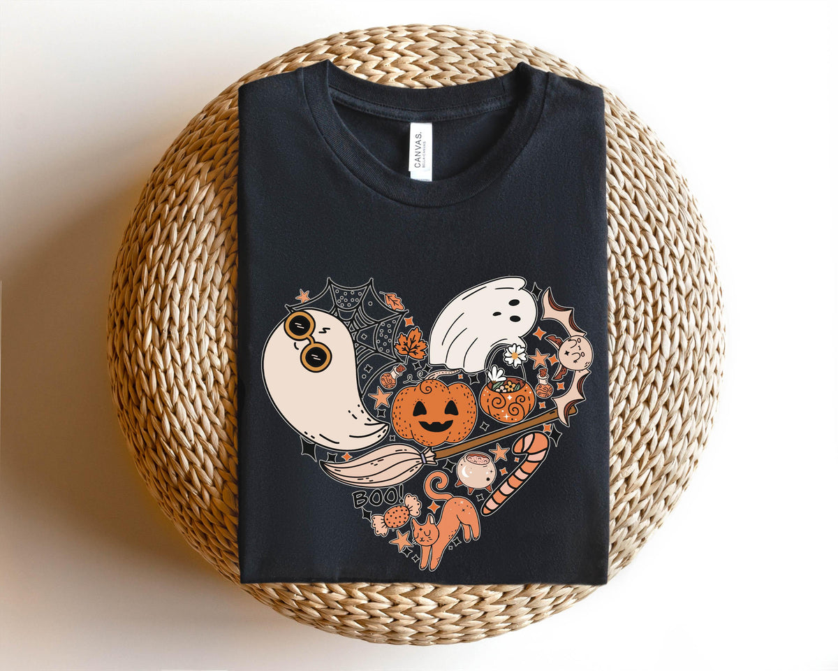 Doodles Halloween Sweatshirt Halloween Sweatshirt Cute Halloween Theme Hoodie Happy Halloween SweatshirtHappy Halloween Heart Sweatshirt Hoodie – Feel-Good Design · Must-Have Style