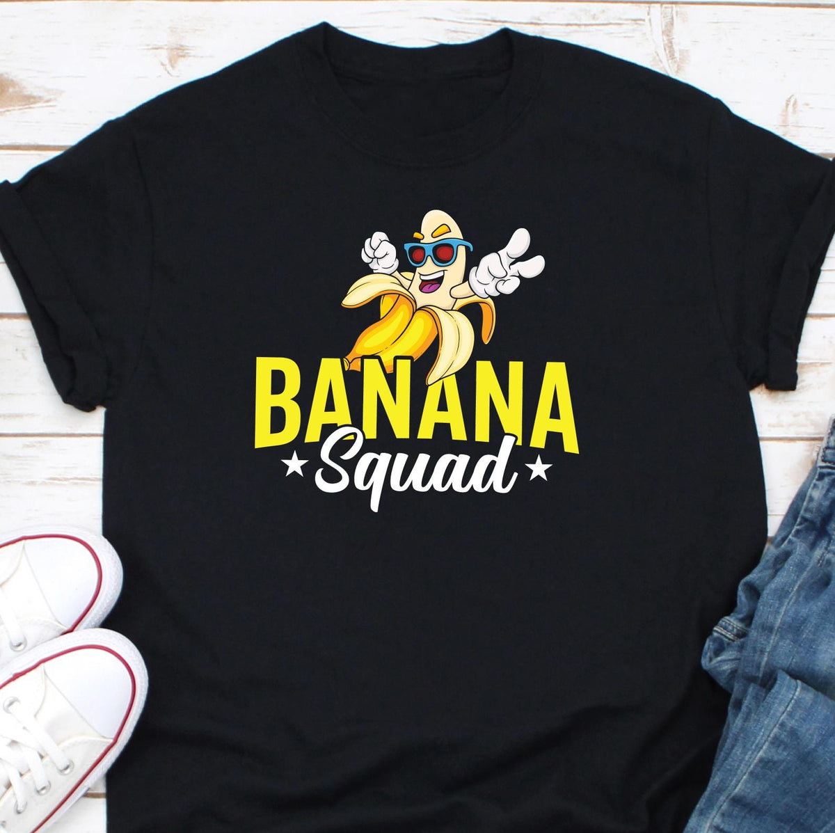Funny Banana Squad Lover Fruit Bananas Summer Vacation T Shirt Halloween Costume Back To School Shirt Holidays Party Outfit Graphic Tee – Bold Style · Perfect For Daily Wear
