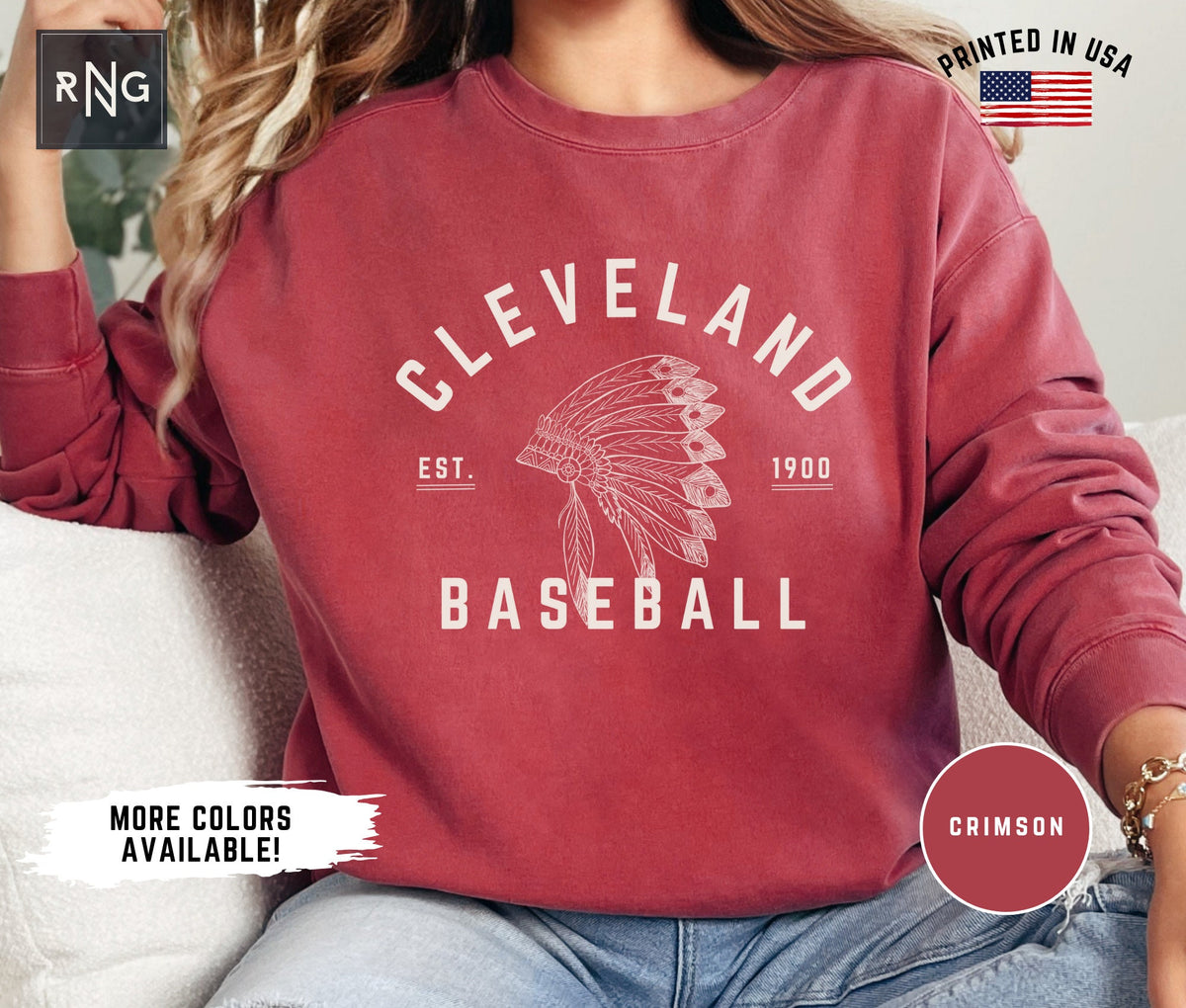 Cleveland Baseball Sweatshirt Retro Guardians Baseball Sweatshirt Guardians Baseball Gift Cleveland Sports Fan Apparel Guardians Gift Sweatshirt – Soft Feel · Great Gift For Fans