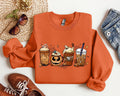 Cute Spooky Coffee Sweatshirt Womens Ghost Sweatshirt Spooky Season Fall Coffee Lover Shirt Halloween Party Shirt Fall Graphic Shirt Sweatshirt – Soft Feel · Great Gift For Fans