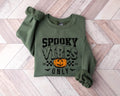 Spooky Vibes Only Sweatshirt Halloween Crewneck Sweater Halloween Party Shirt Womens Spooky T shirt Spooky Season Shirts Halloween Tee Sweatshirt – Bold Style · Trending Graphic Apparel