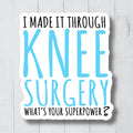 Knee Replacement Sticker Knee Replacement Decal Knee Replacement Gift Knee Replacement Surgery Sticker Knee Replacement Surgery Gift Graphic Tee – Premium Graphic · High-Quality Print