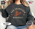 San Francisco Baseball Sweatshirt Retro Giants Baseball Sweatshirt Giants Baseball Sweatshirt San Fran Sports Apparel Giants Baseball Sweatshirt – Cozy Vibes · Great Gift For Fans