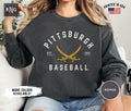 Pittsburgh Baseball Sweatshirt Pirates Baseball Sweatshirt Retro Pirates Baseball Sweatshirt Pittsburgh Sports Fan Apparel Pirates Gift Sweatshirt – Aesthetic Look · Great Gift For Fans