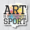 Art Studio Sticker Funny Artist Stickers Art Lover Artist Gift Cute Painting Sticker Drawing Sticker Artist Decal Drawing Gift Graphic Tee – Soft Feel · High-Quality Print