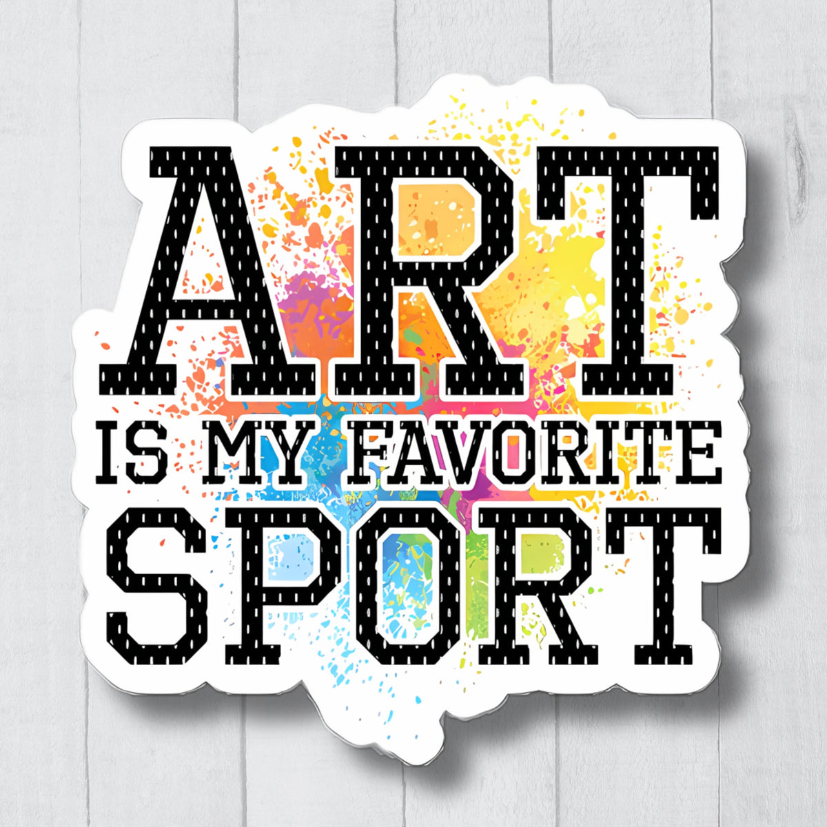 Art Studio Sticker Funny Artist Stickers Art Lover Artist Gift Cute Painting Sticker Drawing Sticker Artist Decal Drawing Gift Graphic Tee – Soft Feel · High-Quality Print