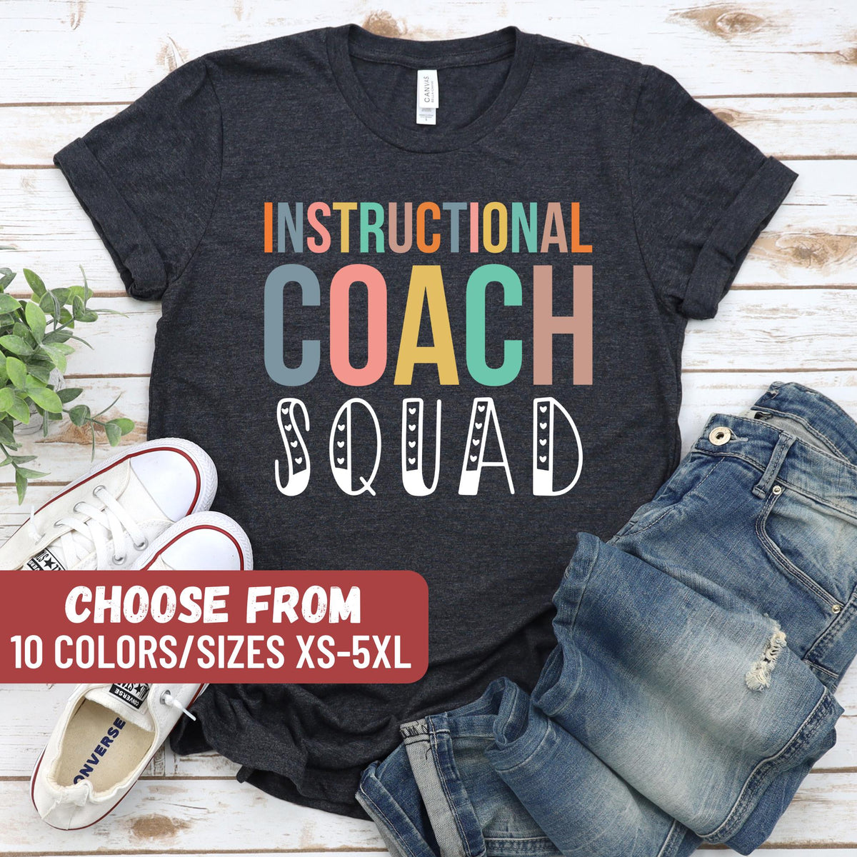 Instructional Coach Shirt Literacy Coach Shirt Coach Gift Instructional Coach Tees Coach Appreciation Gift Instructional Coach Gift Graphic Tee – Feel-Good Design · Perfect For Daily Wear