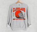 Retro Cleveland Football Est 1946 Vintage Sport Grey Sweatshirt Cleveland Football Team Helmet 90s Hoodie Football Retro Sweatshirt Hoodie – Cozy Vibes · Perfect For Daily Wear