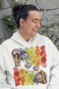 Baseball Hoodie Game Day Sweater Athletic Sweatshirt Ball Glove Hooded Rose Floral Hoody Sports Graphic Shirt Multicolor Clothing Hoodie – Premium Graphic · Great Gift For Fans