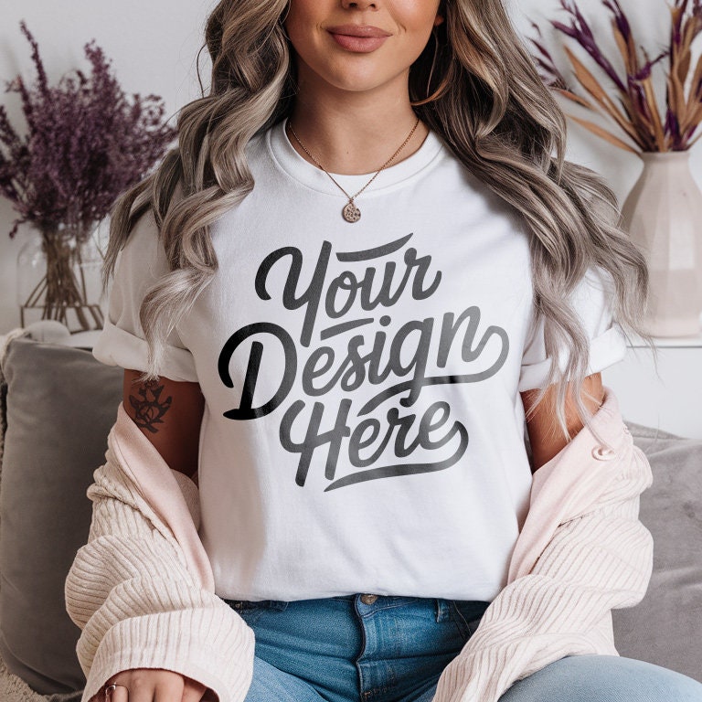 White Bella Canvas 3001 Mockup T shirt Mockup 3001 Bella Canvas Shirt Model Mockup T Shirt Mockup Bella Canvas T Shirt Shirt Mockup Graphic Tee – Warm & Stylish · Top Pick For Any Outfit