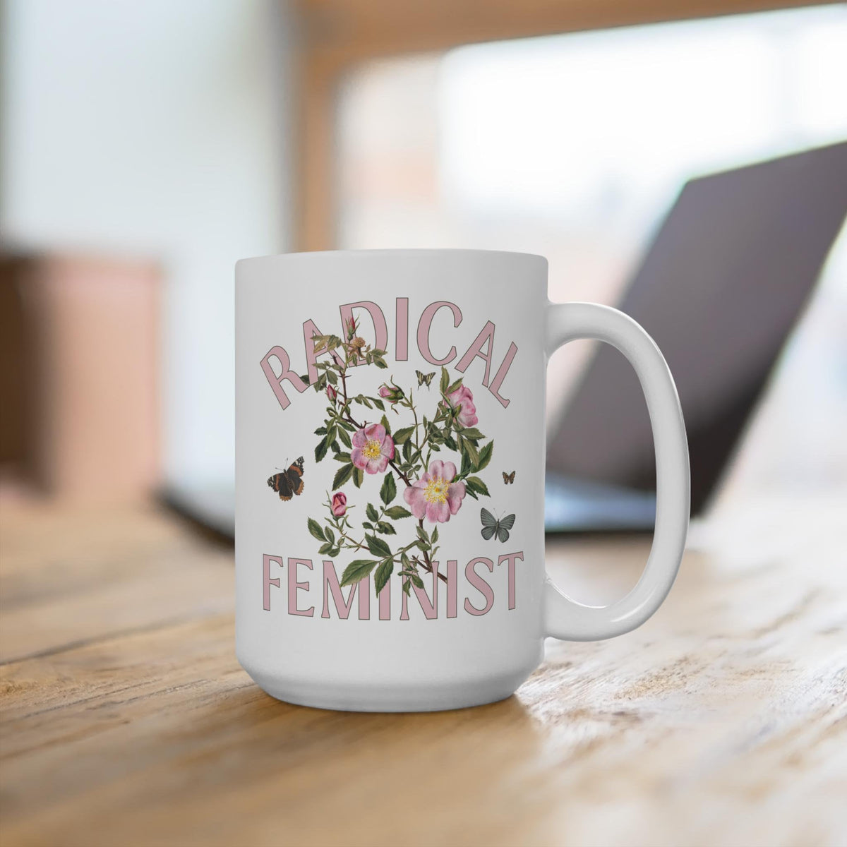 Cute Feminist Mug for People Who Love Women39s Rights Equal Rights Cottagecore Boho Radical Feminist 15 Oz Coffee Mug Leftist or Democrat Graphic Tee – Fan Favorite · Perfect For Daily Wear