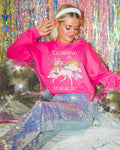 Cute Kindergarten Crew Sweatshirt Learning is Magical School Principal Shirt with Stars 90s Aesthetic School Librarian Gift Boho Unicorn Sweatshirt – Soft Feel · Must-Have Style