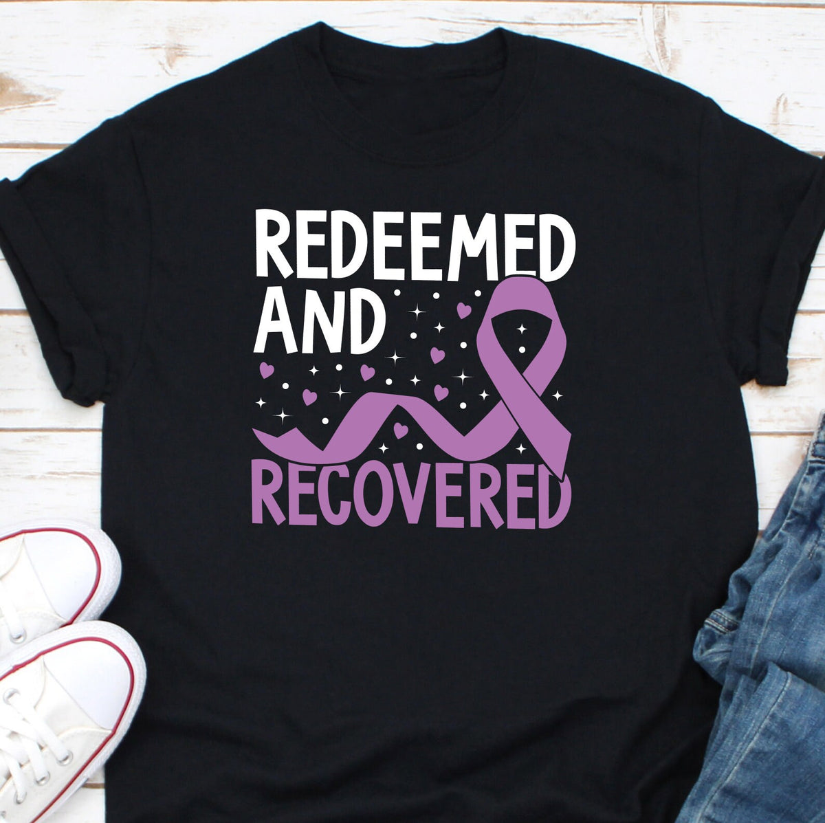 Redeemed And Recovered Shirt Eating Disorder Awareness Shirt Eating Disorder Shirt ED Shirt ED Lies Shirt Mental Heath Recovery Shirt Graphic Tee – Warm & Stylish · High-Quality Print