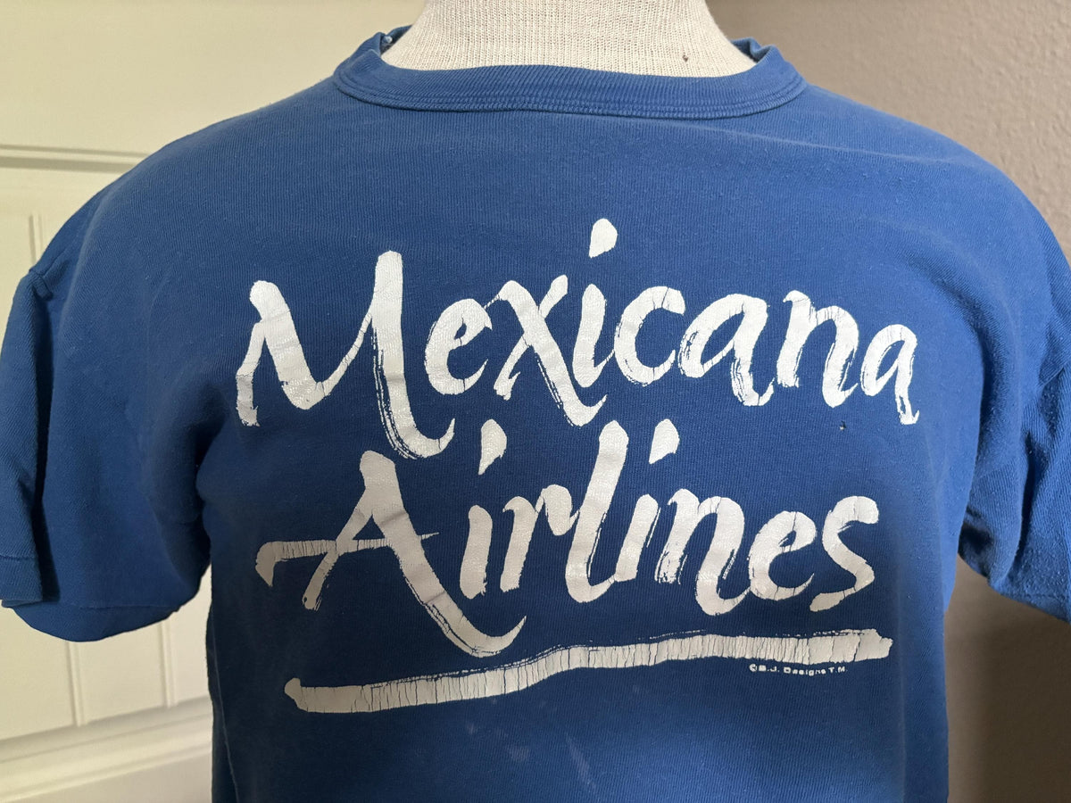 Vintage 8039s Mexicana Airlines Travel Athletic T shirt L Graphic Tee – Soft Feel · Top Pick For Any Outfit
