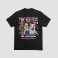 Girl and Dog Bootleg Tee Custom Bootleg Shirt Girlfriend Photo Shirt Vintage Style Dog Shirt The Bitches In Charge Unisex Tee Graphic Tee – Bold Style · High-Quality Print