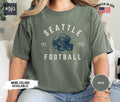 Seattle Football Shirt Seahawk Football Gameday Shirt Seattle Football Apparel Seattle Sports Apparel Retro Seahawk Football Fan Gift Graphic Tee – Aesthetic Look · Perfect For Daily Wear