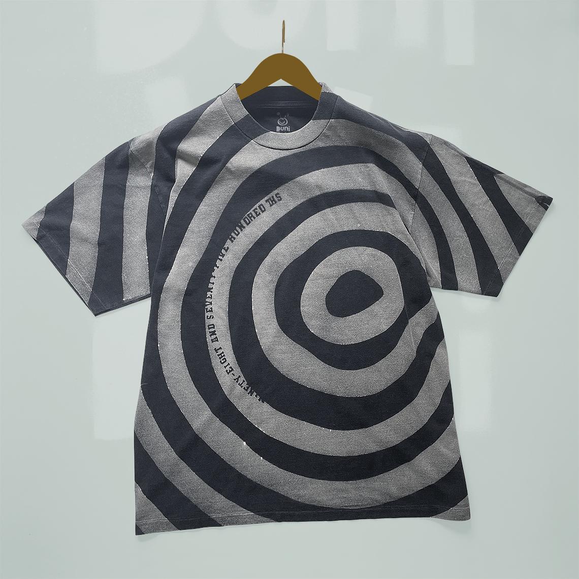 Sound hole Double Sided bleached shirt faded black cotton t shirt graphic tee Graphic Tee – Feel-Good Design · Top Pick For Any Outfit