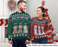 Happy Pawsliday Christmas Gift For Dog Lovers Cat Lovers Dog Owners Cat Owners Fur Mom Fur Dad Personalized Unisex Ugly Sweater Graphic Tee – Everyday Comfort · Great Gift For Fans
