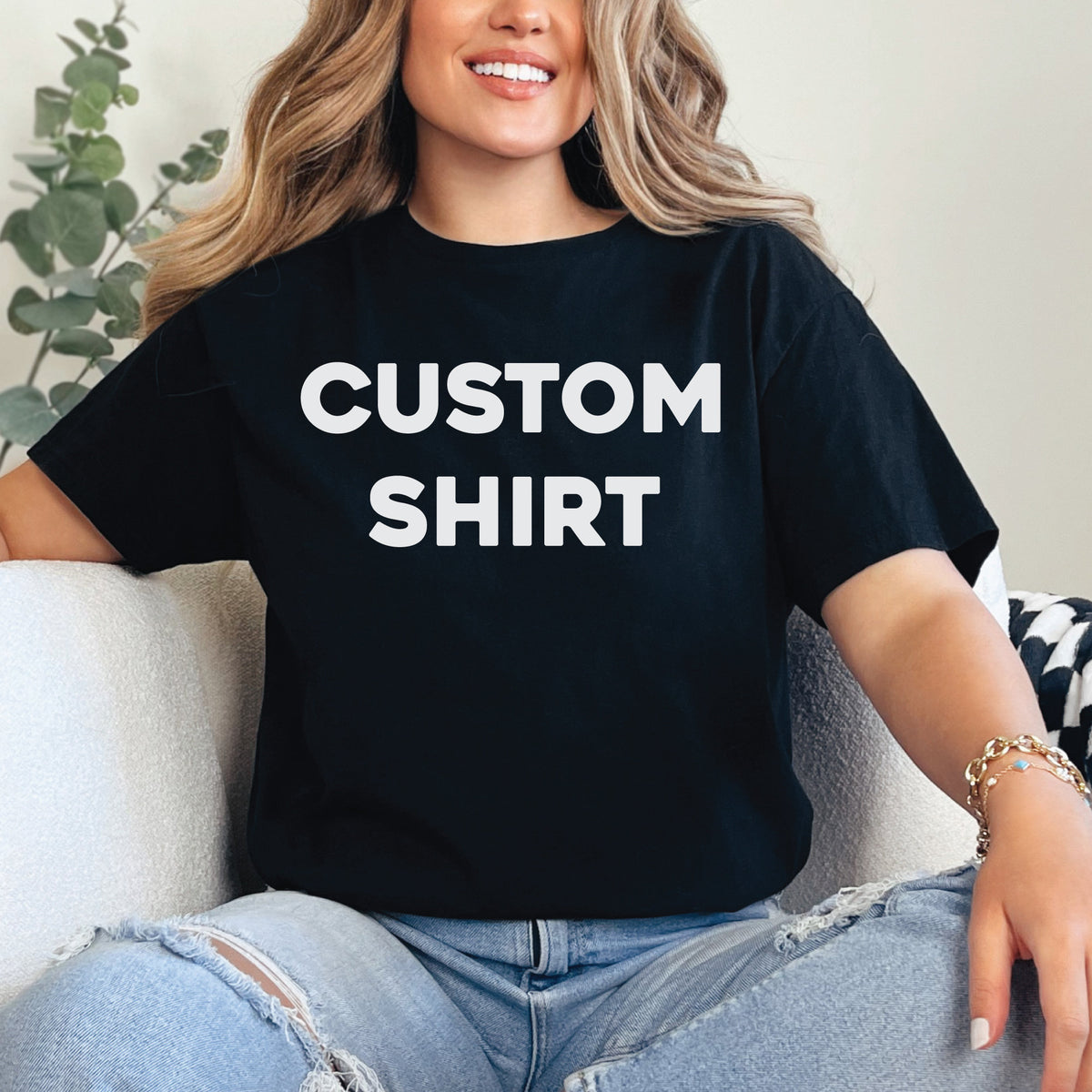 Custom Personalized T Shirt with Name or Message Perfect Gift for Birthdays Anniversaries Weddings and Special Occasions Graphic Tee – Fan Favorite · High-Quality Print