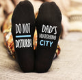 Custom Do Not Disturb Man City Name Socks Personalised Printed and Personalised Birthday Gift Christmas Gift Graphic Tee – Soft Feel · Perfect For Daily Wear
