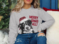 Xmas Sweater Christmas Sweatshirt Bernese Mountain Dog Santa Hat Dog Lover Gifts Pet Christmas Shirt Holiday Season Merry Xmas Jumper Sweatshirt – Premium Graphic · Must-Have Style