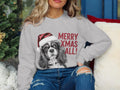 Xmas Sweater Christmas Sweatshirt Cavalier King Charles Spaniel Dog Santa Hat Dog Lover Gifts Pet Christmas Shirt Holiday Season Xmas Jumper Sweatshirt – Warm & Stylish · Perfect For Daily Wear