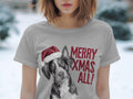 Xmas TShirt Christmas T Shirt Brittany Dog Santa Hat Dog Lover Gifts Pet Christmas Shirt Holiday Season Merry Xmas TShirt Graphic Tee – Everyday Comfort · Trending Graphic Apparel