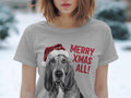 Xmas TShirt Christmas T Shirt Bloodhound Dog Santa Hat Dog Lover Gifts Pet Christmas Shirt Holiday Season Merry Xmas TShirt Graphic Tee – Premium Graphic · Must-Have Style