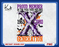 Proud Member Fck Your Feelings Generation Png Gen X Halloween Png Usa Png Funny Halloween Png Spooky Season Gen X Sarcastic Gen X png Graphic Tee – Soft Feel · High-Quality Print