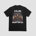 Funny Organist Gift Organ Player Shirt Church Organ Tee Pipe Organ Player Present I Play Heavy Metal Unisex Tee Graphic Tee – Aesthetic Look · Perfect For Daily Wear