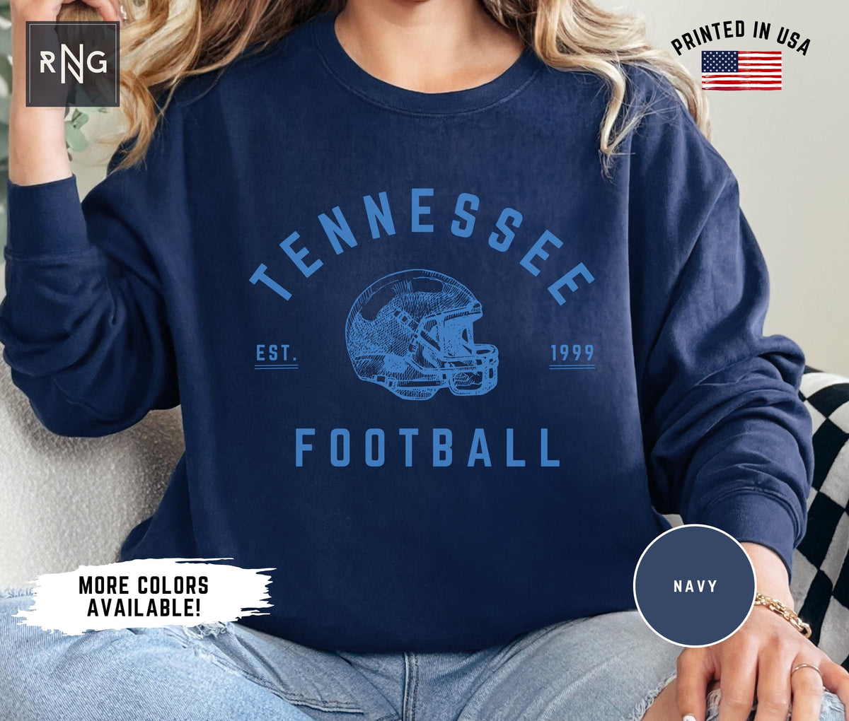 Tennessee Football Sweatshirt Titan Football Sweatshirt Titan Football Crewneck Tennessee Sports Apparel Retro Titan Football Gift Sweatshirt – Easygoing Wear · Trending Graphic Apparel