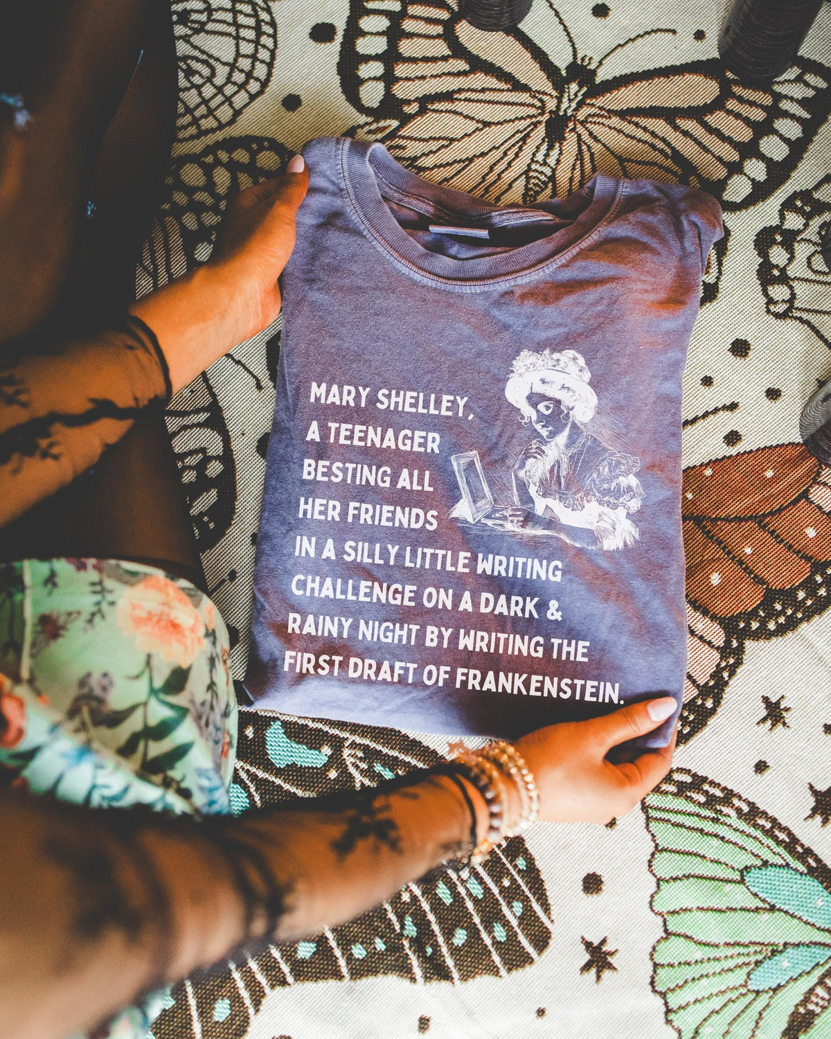 Funny Mary Shelley Tee Shirt for English Major Literature Professor Silly Social Studies Teacher Shirt for Historian Classic Scary Books Graphic Tee – Warm & Stylish · Must-Have Style