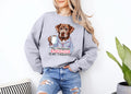 Funny Dog Sweatshirt Therapist Dog Sweatshirt Chesapeake Bay Retriever Shirt Coffee Drinking Dog Sweater Cute Dog Lover Gift Sweatshirt – Bold Style · Great Gift For Fans