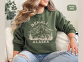Vintage Denali National Park Sweatshirt Alaska Mountain Comfort Sweater Explore Alaska Adventure Tee Mt McKinley Sweat Alaska Cruise Shirt Sweatshirt – Easygoing Wear · Trending Graphic Apparel