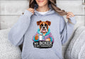 Funny Dog Therapist Unisex Hoodie My Boxer Is My Therapist Drinking Coffee Cozy Hooded Sweatshirt for Dog Lovers Gift Hoodie – Everyday Comfort · Perfect For Daily Wear