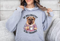 Funny Dog Therapist Unisex Hoodie Drinking Coffee My Bullmastiff Is My Therapist Hoodie Gift for Dog Lovers Women Men Hoodie – Warm & Stylish · Trending Graphic Apparel