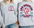 Los Angeles Baseball Era 2 Side Sweatshirt LA Baseball Red Team Gameday Vintage Hoodie In My Baseball Era Shirt Baseball Retro 90s Tee Hoodie – Aesthetic Look · Trending Graphic Apparel