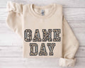 Game Day Leopard Sweatshirt Cute Game Day Shirt Baseball Gameday Shirt Football Crewneck Gift for Her Gameday Sweatshirt for Women Sweatshirt – Easygoing Wear · High-Quality Print